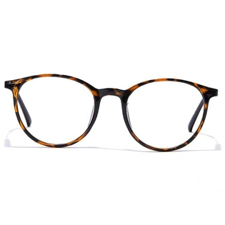 GRAVIATE by Coolwinks E18C7092 Glossy Tortoise Full Frame Round Eyeglasses for Men and Women