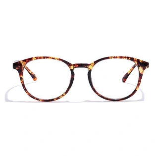 GRAVIATE by Coolwinks E18C7345 Glossy Tortoise Full Frame Round Eyeglasses for Men and Women