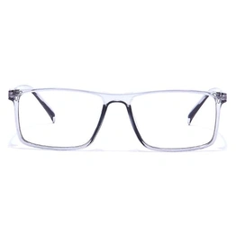 GRAVIATE by Coolwinks E50A7394 Glossy Transparent Full Frame Rectangle Eyeglasses for Men and Women