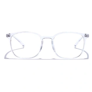 GRAVIATE by Coolwinks E50C7384 Glossy Transparent Full Frame Round Eyeglasses for Men and Women