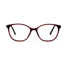 GRAVIATE by Coolwinks E33D5619 Matte Wine Full Frame Cateye Eyeglasses for Men and Women