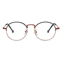 GRAVIATE by Coolwinks E33A6513 Glossy Wine Full Frame Clubmaster Eyeglasses for Men and Women