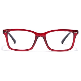 GRAVIATE by Coolwinks E33B7126 Glossy Wine Full Frame Rectangle Eyeglasses for Kids