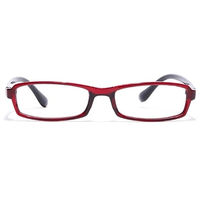 GRAVIATE by Coolwinks E33C7140 Glossy Wine Full Frame Rectangle Eyeglasses for Kids