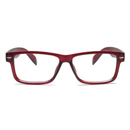 GRAVIATE by Coolwinks E33A5759 Matte Wine Full Frame Rectangle Eyeglasses for Men and Women