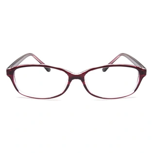 GRAVIATE by Coolwinks E33A6540 Glossy Wine Full Frame Rectangle Eyeglasses for Men and Women