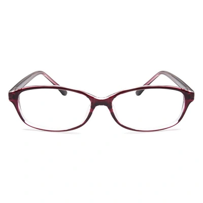 GRAVIATE by Coolwinks E33A6540 Glossy Wine Full Frame Rectangle Eyeglasses for Men and Women