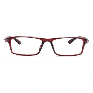 GRAVIATE by Coolwinks E33A6922 Glossy Wine Full Frame Rectangle Eyeglasses for Men and Women