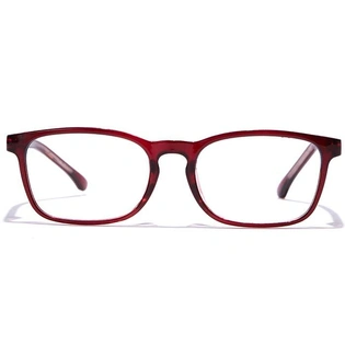 GRAVIATE by Coolwinks E33A7426 Glossy Wine Full Frame Rectangle Eyeglasses for Men and Women