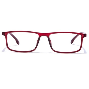 GRAVIATE by Coolwinks E33A7693 Matte Wine Full Frame Rectangle Eyeglasses for Men and Women