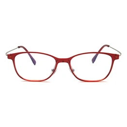 GRAVIATE by Coolwinks E33B6520 Glossy Wine Full Frame Rectangle Eyeglasses for Men and Women