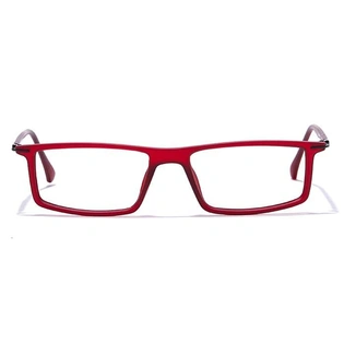 GRAVIATE by Coolwinks E33B7413 Matte Wine Full Frame Rectangle Eyeglasses for Men and Women