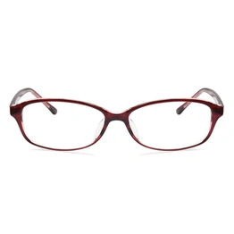 GRAVIATE by Coolwinks E33C6541 Glossy Wine Full Frame Rectangle Eyeglasses for Men and Women