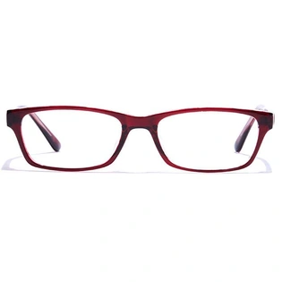 GRAVIATE by Coolwinks E33C7500 Glossy Wine Full Frame Rectangle Eyeglasses for Men and Women