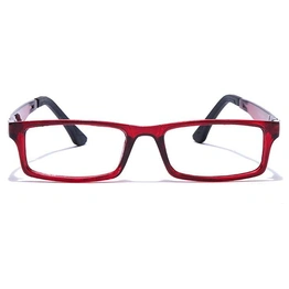 GRAVIATE by Coolwinks E33C7633 Glossy Wine Full Frame Rectangle Eyeglasses for Men and Women