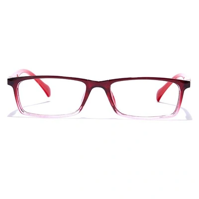 GRAVIATE by Coolwinks E33C7670 Glossy Wine Full Frame Rectangle Eyeglasses for Men and Women