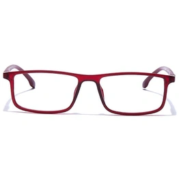 GRAVIATE by Coolwinks E33C7689 Matte Wine Full Frame Rectangle Eyeglasses for Men and Women