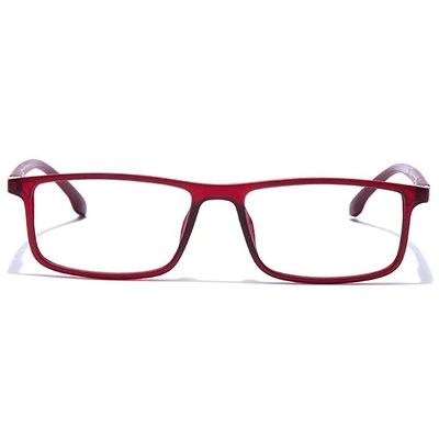 GRAVIATE by Coolwinks E33C7689 Matte Wine Full Frame Rectangle Eyeglasses for Men and Women