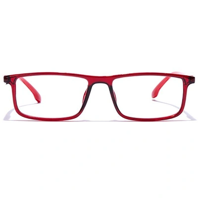 GRAVIATE by Coolwinks E33C7694 Glossy Wine Full Frame Rectangle Eyeglasses for Men and Women