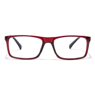 GRAVIATE by Coolwinks E33A7124 Glossy Wine Full Frame Rectangle Eyeglasses for Women