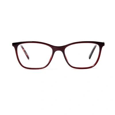 GRAVIATE by Coolwinks E21D5598 Glossy Wine Full Frame Retro Square Eyeglasses for Men and Women