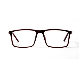 Graviate by Coolwinks E33A5610 Wine Full Frame Retro Square Eyeglasses for Men and Women