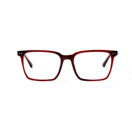 GRAVIATE by Coolwinks E33A5702 Glossy Wine Full Frame Retro Square Eyeglasses for Men and Women