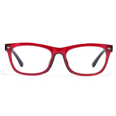 GRAVIATE by Coolwinks E33A7134 Glossy Wine Full Frame Retro Square Eyeglasses for Men and Women