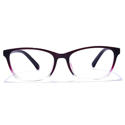 GRAVIATE by Coolwinks E33B6580 Glossy Wine Full Frame Retro Square Eyeglasses for Men and Women