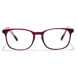 GRAVIATE by Coolwinks E33B6658 Glossy Wine Full Frame Retro Square Eyeglasses for Men and Women