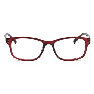 GRAVIATE by Coolwinks E33B6905 Glossy Wine Full Frame Retro Square Eyeglasses for Men and Women