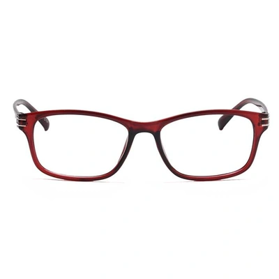 GRAVIATE by Coolwinks E33B6905 Glossy Wine Full Frame Retro Square Eyeglasses for Men and Women