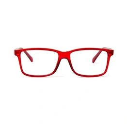 GRAVIATE by Coolwinks E33D5681 Matte Wine Full Frame Retro Square Eyeglasses for Men and Women