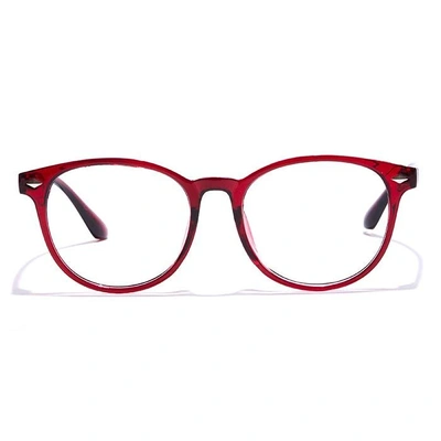 GRAVIATE by Coolwinks E33A7262 Glossy Wine Full Frame Round Eyeglasses for Men and Women