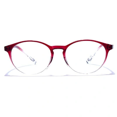 GRAVIATE by Coolwinks E33C6599 Glossy Wine Full Frame Round Eyeglasses for Men and Women