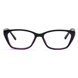 Xstyl by Coolwinks E12B6745 Glossy Black Full Frame Cateye Eyeglasses for Women