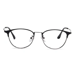 Xstyl by Coolwinks E12B6728 Matte Black Full Frame Clubmaster Eyeglasses for Men and Women