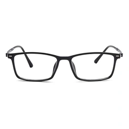 Xstyl by Coolwinks E12A6733 Glossy Black Full Frame Rectangle Eyeglasses for Men and Women