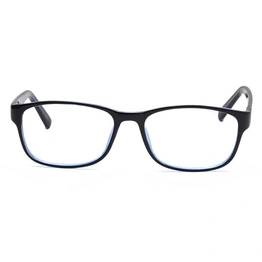 Xstyl by Coolwinks E12A6741 Glossy Black Full Frame Rectangle Eyeglasses for Men and Women