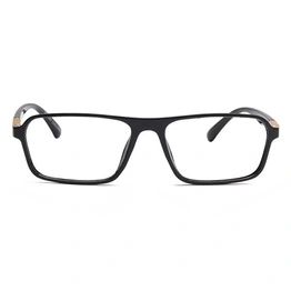 Xstyl by Coolwinks E12C6712 Glossy Black Full Frame Rectangle Eyeglasses for Men and Women