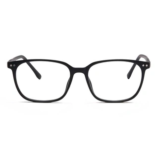 Xstyl by Coolwinks E12A6718 Matte Black Full Frame Retro Square Eyeglasses for Men and Women