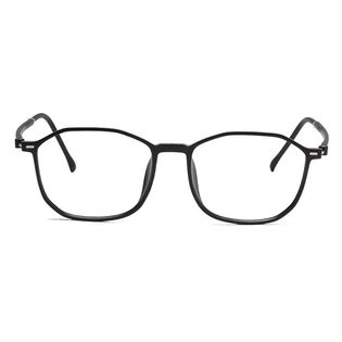 Xstyl by Coolwinks E12A6756 Matte Black Full Frame Retro Square Eyeglasses for Men and Women