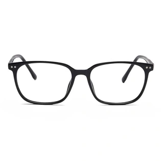 Xstyl by Coolwinks E12B6717 Glossy Black Full Frame Retro Square Eyeglasses for Men and Women