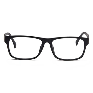 Xstyl by Coolwinks E12B6742 Matte Black Full Frame Retro Square Eyeglasses for Men and Women