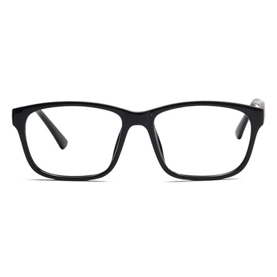 Xstyl by Coolwinks E12B6766 Glossy Black Full Frame Retro Square Eyeglasses for Men and Women