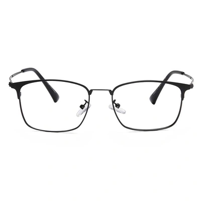 Xstyl by Coolwinks E12C6725 Matte Black Full Frame Retro Square Eyeglasses for Men and Women