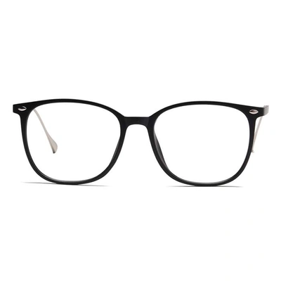 Xstyl by Coolwinks E12C6739 Matte Black Full Frame Retro Square Eyeglasses for Men and Women