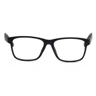 Xstyl by Coolwinks E12C6740 Matte Black Full Frame Retro Square Eyeglasses for Men and Women