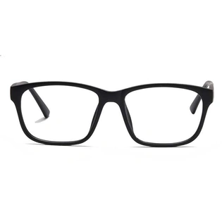 Xstyl by Coolwinks E12C6766 Matte Black Full Frame Retro Square Eyeglasses for Men and Women