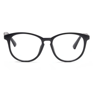 Xstyl by Coolwinks E12A6748 Matte Black Full Frame Round Eyeglasses for Men and Women